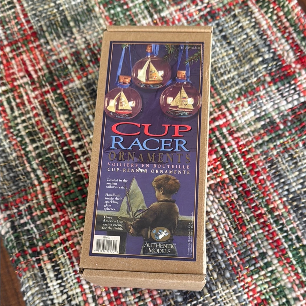 Authentic Models Cup Racer Ornaments